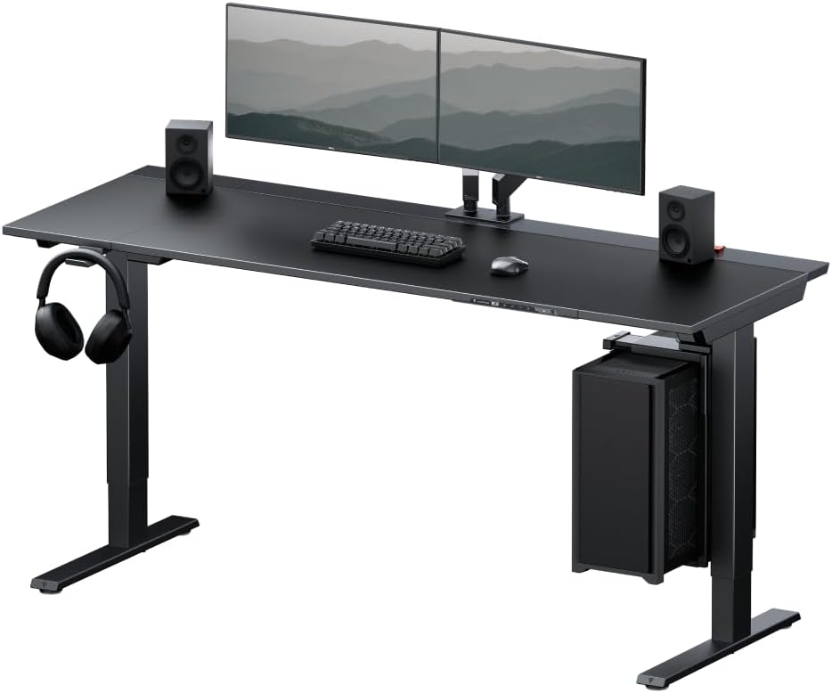 Secretlab Magnus Evo | Electric Standing Desk with Magnetic Cable Management | Integrated Power Supply Column | Built-in C...