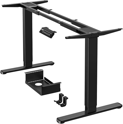ErGear Dual Motor Standing Desk Frame, Electric Adjustable Legs Compat — Real-world performance testing in action