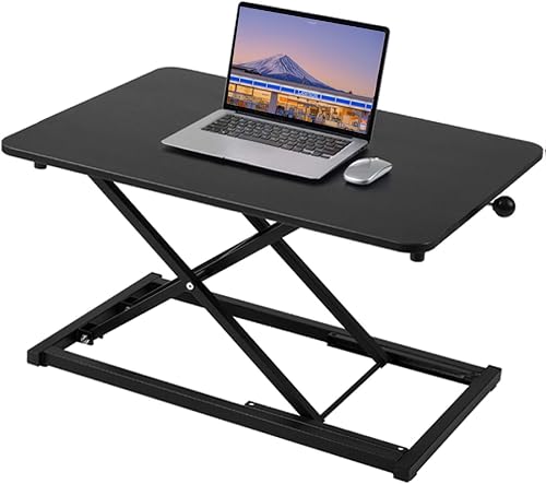 Standing Desk Converter Adjustable Height,Keyboard Riser for Stand Up — Build quality and design details up close
