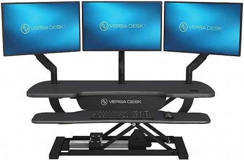 VERSADESK PowerPro 40 Inch Electric Standing Desk Converter – Push-But — Real-world performance testing in action