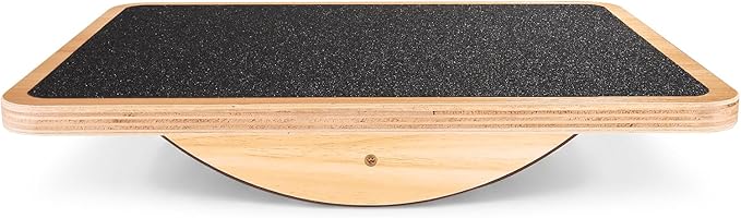 StrongTek Professional Wooden Balance Board, Rocker Board, Wood Standi — Real-world performance testing in action