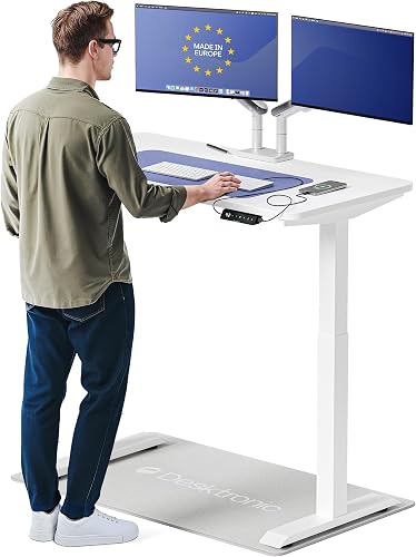 Desktronic HomeOne Standing Desk 48x24 — Ergonomic Sit Stand Home Offi — Our recommended configuration for best results