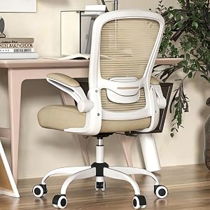 Mimoglad Home Office Chair - Ergonomic High Back Desk Chair with Adjustable Lumbar Support