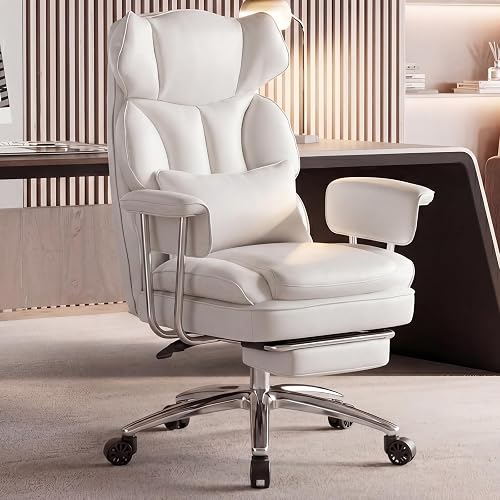 DUMOS Home Office Desk Executive Chair - Ergonomic Big Tall High Back — Build quality and design details up close