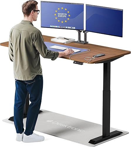 Desktronic HomeOne Standing Desk 60x30 — Ergonomic Sit Stand Home Offi — Our recommended configuration for best results