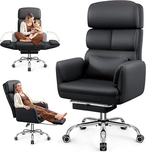 BestEra Big and Tall Office Chair 500LBS, Ergonomic High Back Leather — Side-by-side comparison of top picks in this category